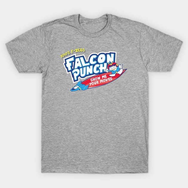 Falcon Punch Hawaiian Punch F-zero X Captain Falcon T-Shirt by stayfrostybro